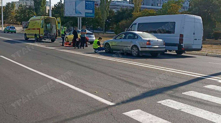 В Бендерах автомобиль сбил подростка-пешехода