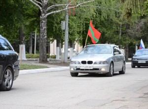 В честь Дня Победы в Приднестровье прошёл автопробег