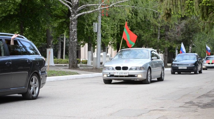 В честь Дня Победы в Приднестровье прошёл автопробег