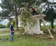 Последствия бури в Рыбницком районе: Выхватинцы борются с последствиями стихии